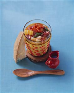 Bean stew in glass (Menorca, Spain)