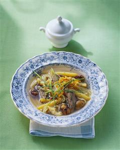 Gaisburger Marsch (stew) with chestnuts (Germany)