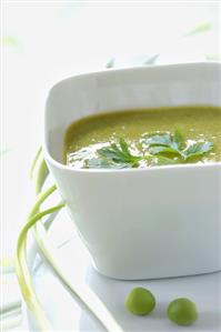 Creamy pea soup