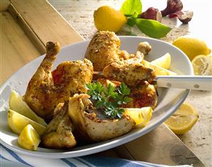 Lemon chicken from Greece