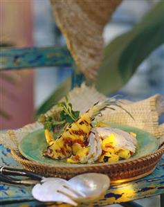 Creole chicken salad with pineapple (6)