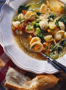 Minestrone pugliese (vegetable soup with noodles, Italy) (1)