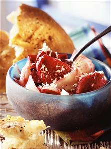 Vegetable stew with beetroot, white cabbage & horseradish