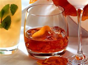 Italian drinks: Negroni and Bellini (2)