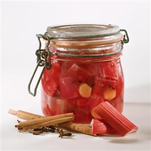 A Jar of Preserved Rhubarb