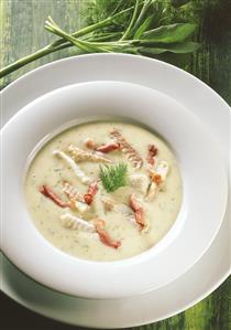 Brandenburg eel soup with bacon and dill