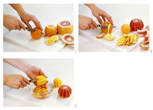 Segmenting oranges and grapefruits