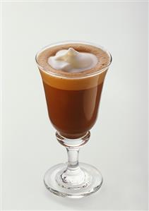 Hot chocolate with cream in a glass (6)