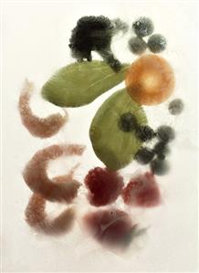 Frozen vegetables, fruit and shrimps