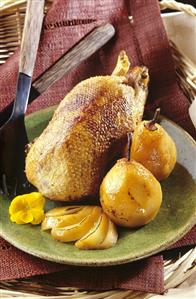 Roast duck with pears (1)