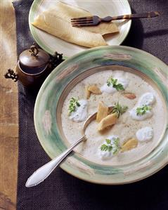Baden trout soup with cream and chervil (1)