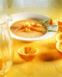 Carrot and orange soup