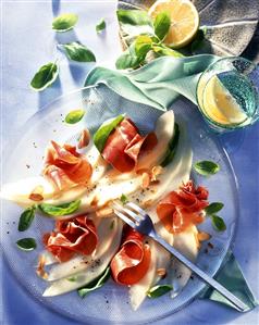 Prosciutto e melone (Melon and Parma ham, Italy)