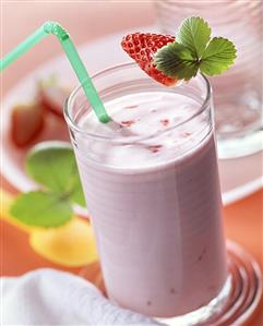 Strawberry shake with Kirsch