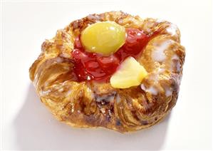 Danish pastries with fruit