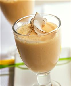 Coconut and banana shake