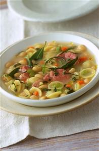 Pasta e fagioli (pasta with beans), Apulia, Italy