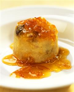 Banana pudding with orange marmalade