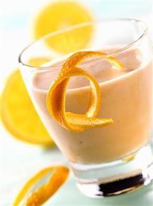 Sea buckthorn buttermilk drink with orange for diabetics