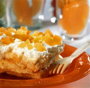Zuppa inglese (sponge with vanilla cream & candied fruit)