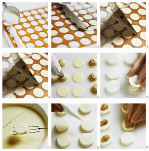 Making filled white chocolates