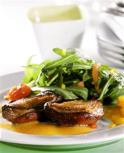 Petto d'anatra all'arancia (Duck breast in orange sauce)