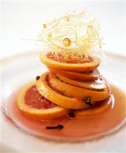 Caramelised blood oranges with cloves (2)