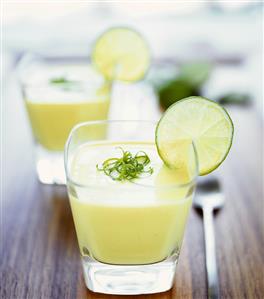 Mexican mango and lime mousse