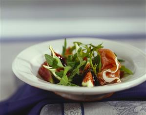 Prosciutto e fichi al balsamico (Appetiser with balsamic vinegar