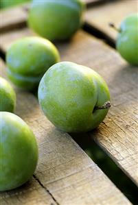 Fresh greengages