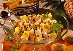 Chicken salad with pineapple