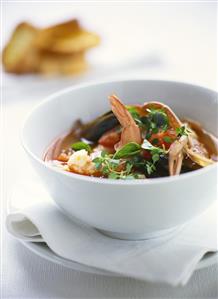 Provencal seafood soup