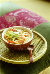 Asian shrimp soup with vegetables (1)