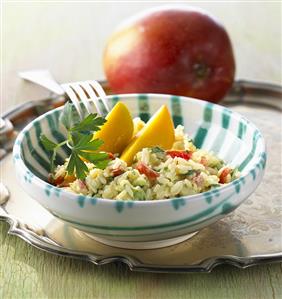 Rice salad with mango (India)