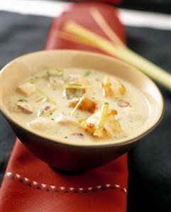 Bouillabaisse with leeks