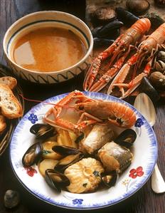 Bouillabaisse and rouille