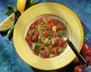 Tomato and avocado soup (2)