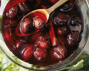 Plums in vinegar