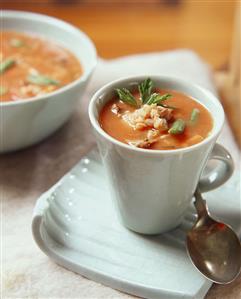 Vegetable and pot barley soup with meat (1)