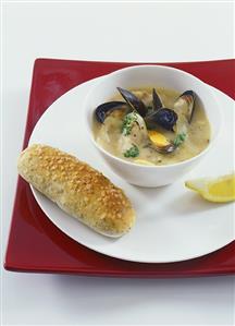 Fennel soup with mussels (2)