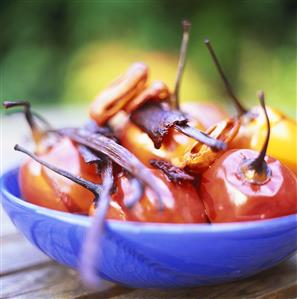 Baked tamarillos