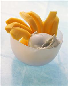 Papaya with cream cheese (1)