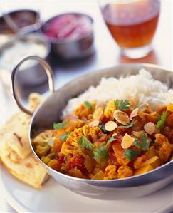 Indian vegetable stew with rice (2)