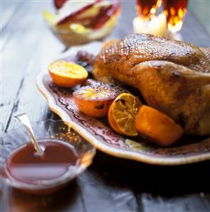 Roast duck with orange (1)