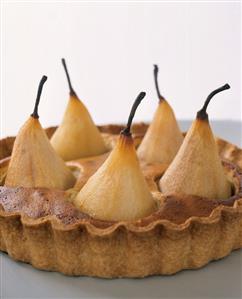 Tart with whole pears