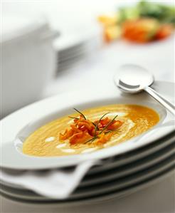 Carrot soup with honey and ginger (1)