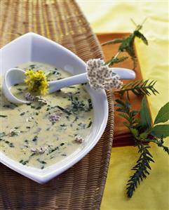 Wild herb soup (for Maundy Thursday)