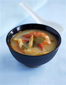 Shrimp soup from Thailand