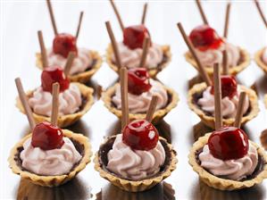 Cherry tartlets