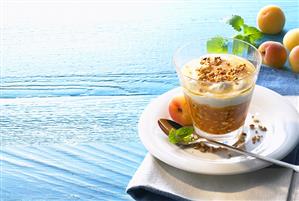 Apricot cream with nuts (Greece)